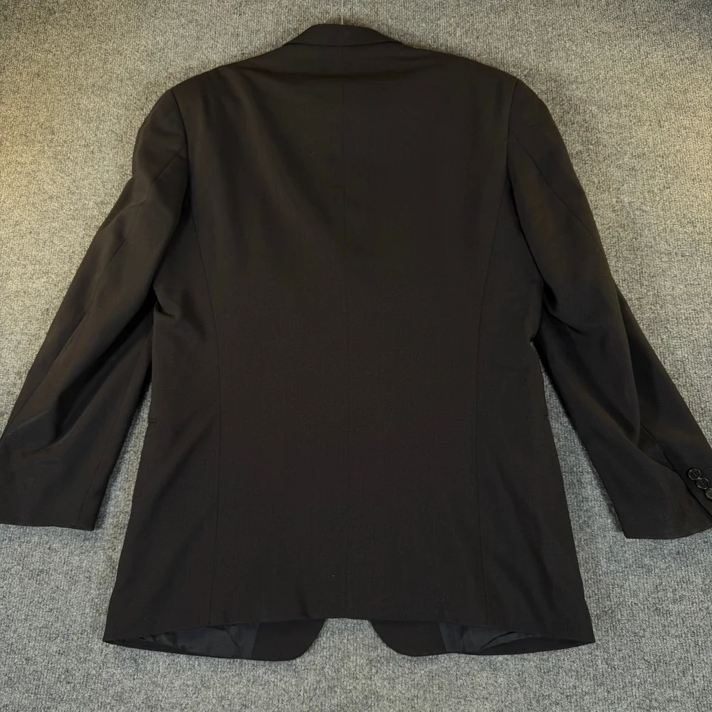 Hugo Boss Mens Black 100% Virgin Wool 3 Button Blazer Sport Einstein Sigma 42R